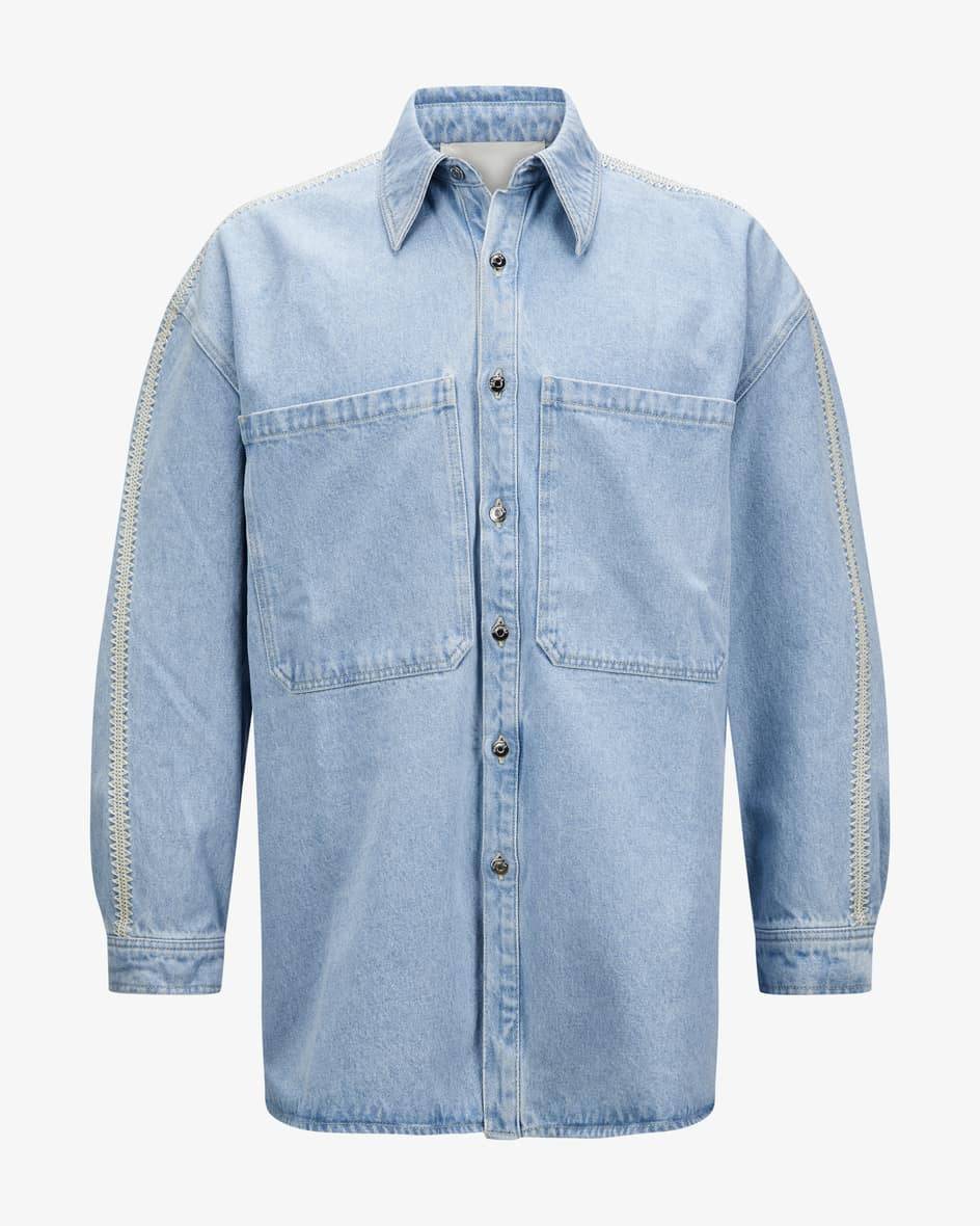 Nanushka Jeanshemd Neueste Mode