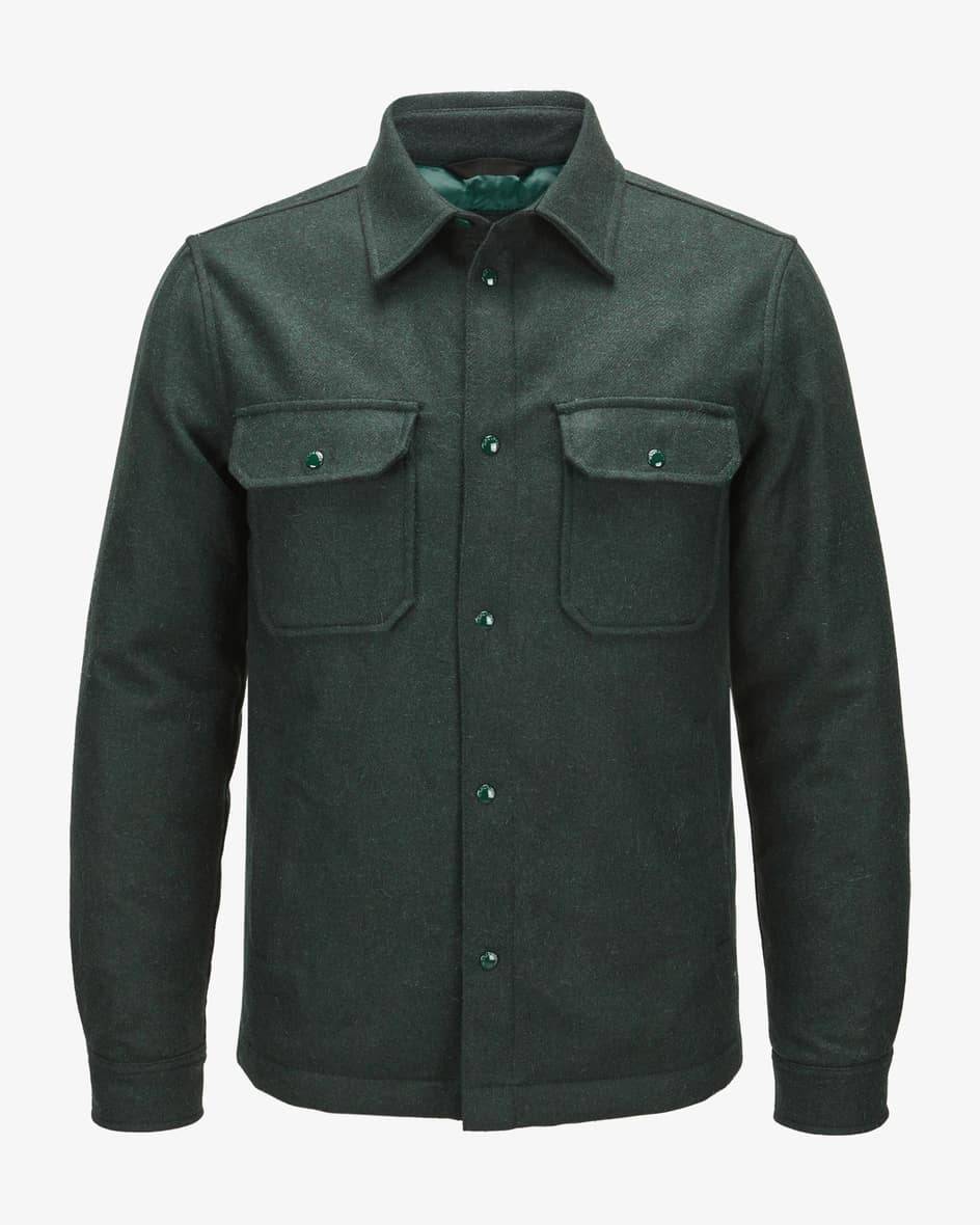 Woolrich Alaskan Wool Daunen-Shirtjacket Blitzangebot