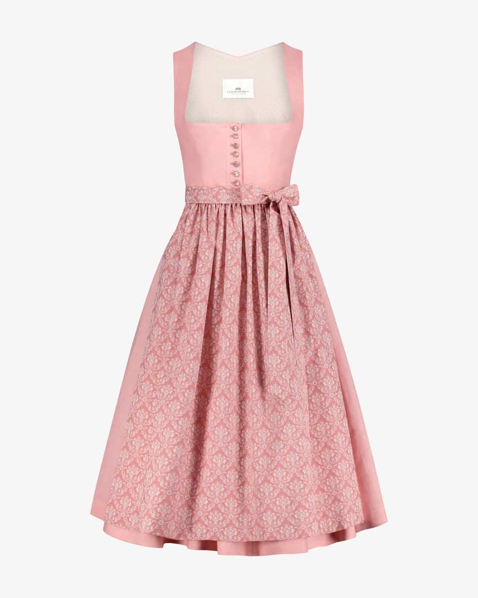 LODENFREY München 1842 Midi-Leinendirndl mit Schürze Tägliche Deals