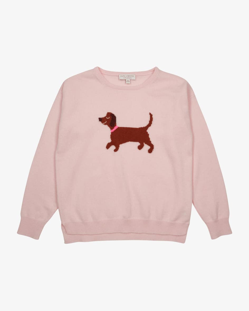 Papa Lobster Dachshund Cashmere-Pullover Black Friday