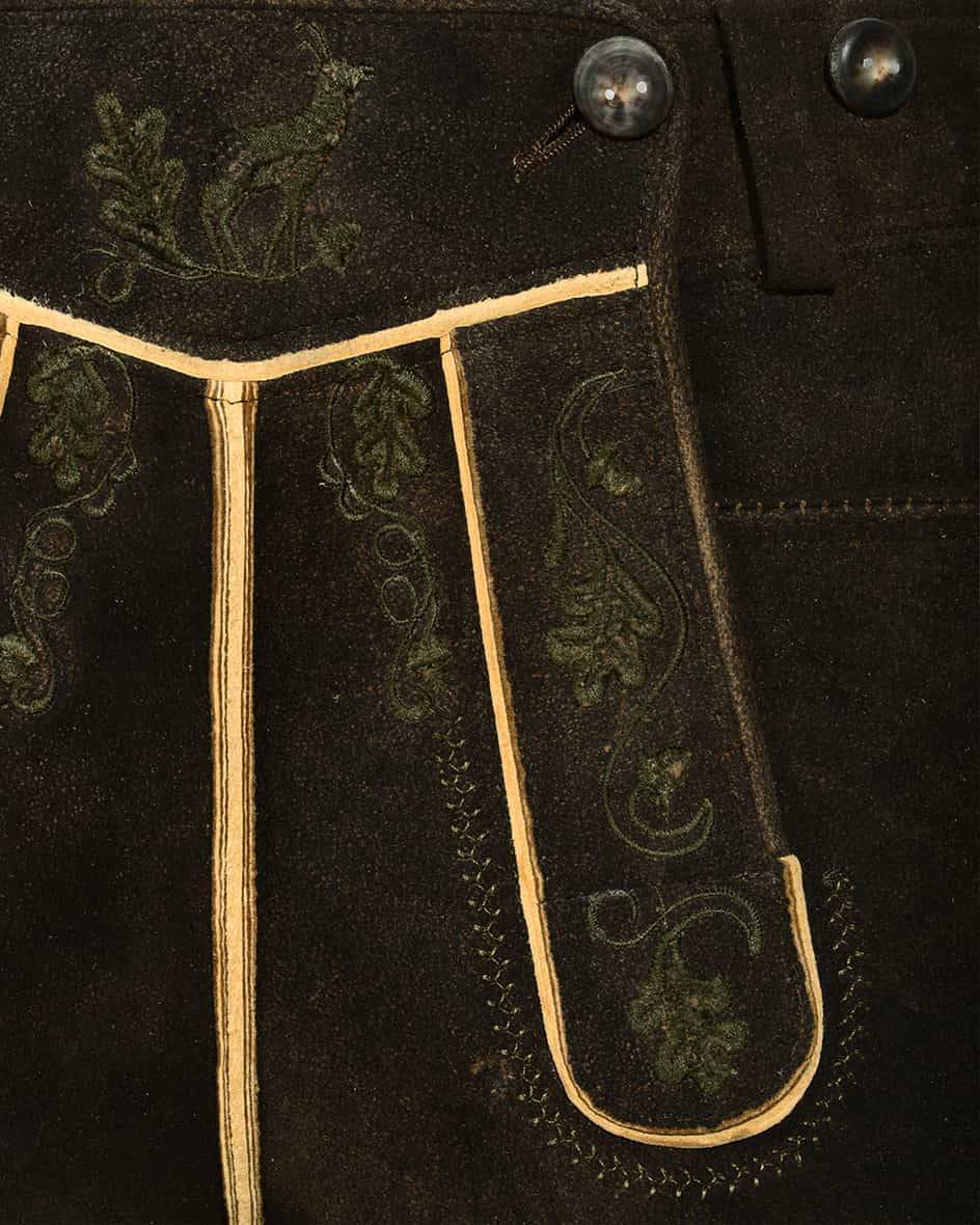 Meindl Andechs Trachten-Kniebundhose aus Hirschleder Osterangebot