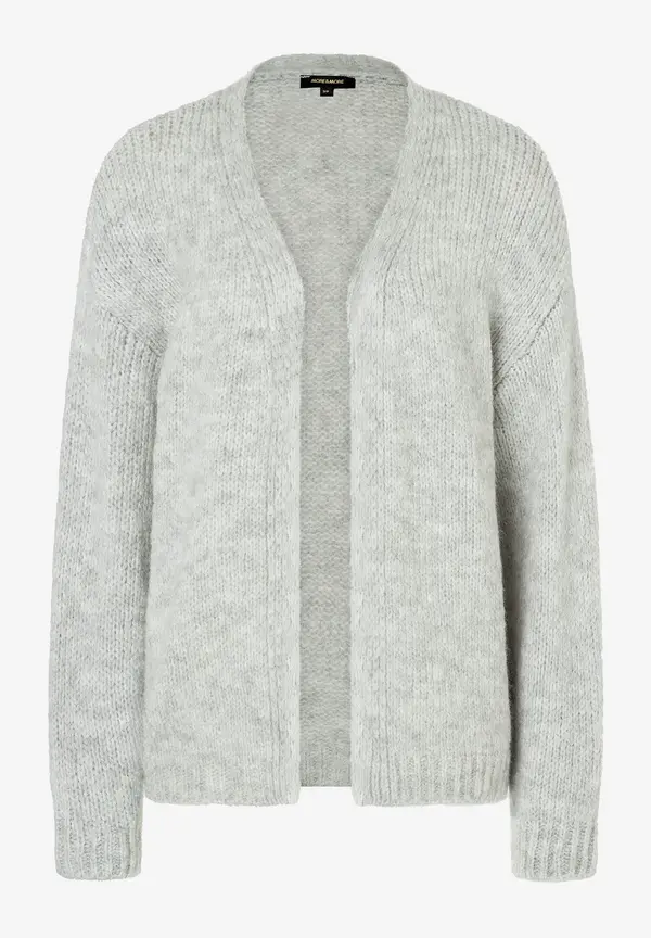 More & More Cardigan, grau melange, Herbst-Kollektion 2025