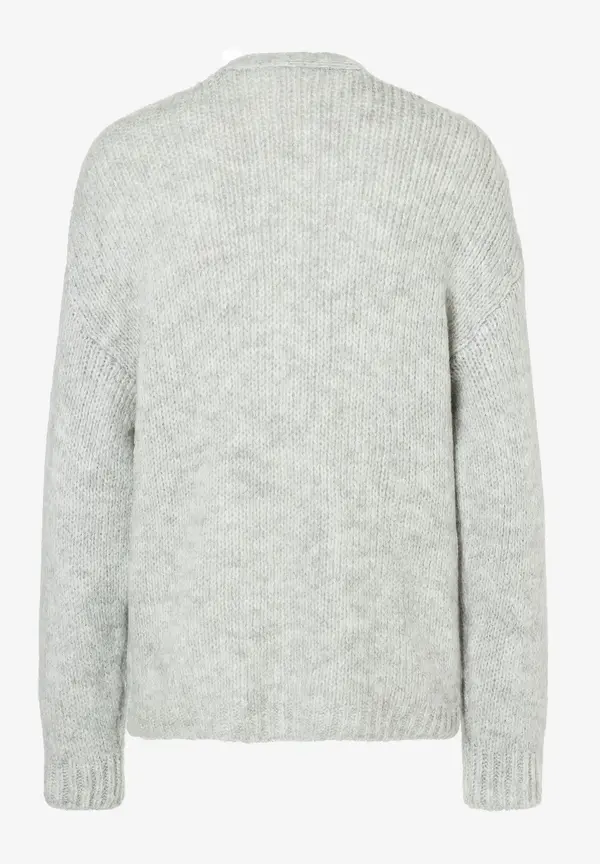 More & More Cardigan, grau melange, Herbst-Kollektion 2025