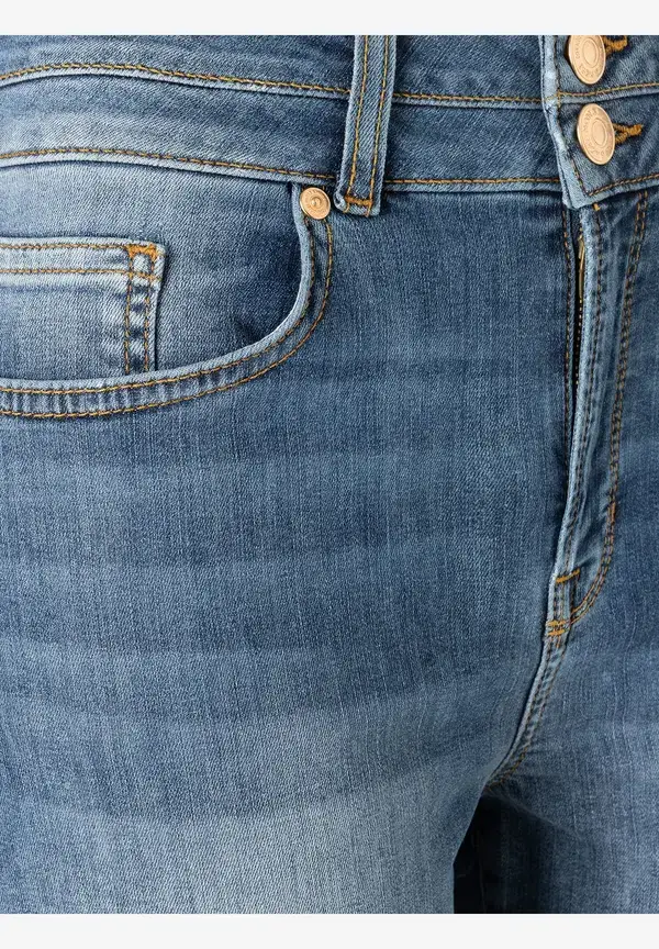 More & More verwaschene Jeans, Herbst-Kollektion Auslauf