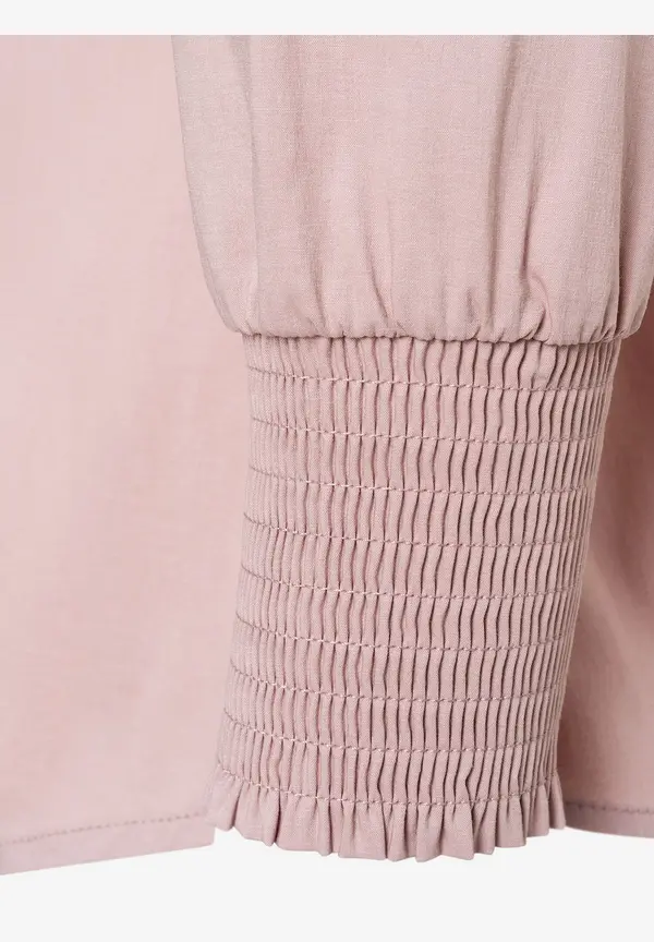 More & More Baumwoll/Stretch Bluse, rosa, Herbst-Kollektion Angebote