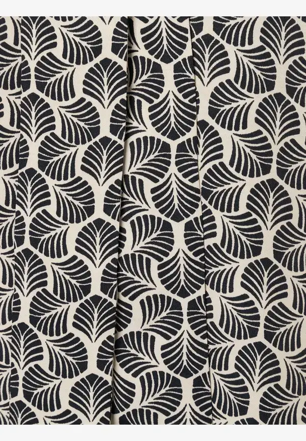 More & More Printbluse mit Schluppe, beige/schwarz, Herbst-Kollektion Günstiger Verkauf