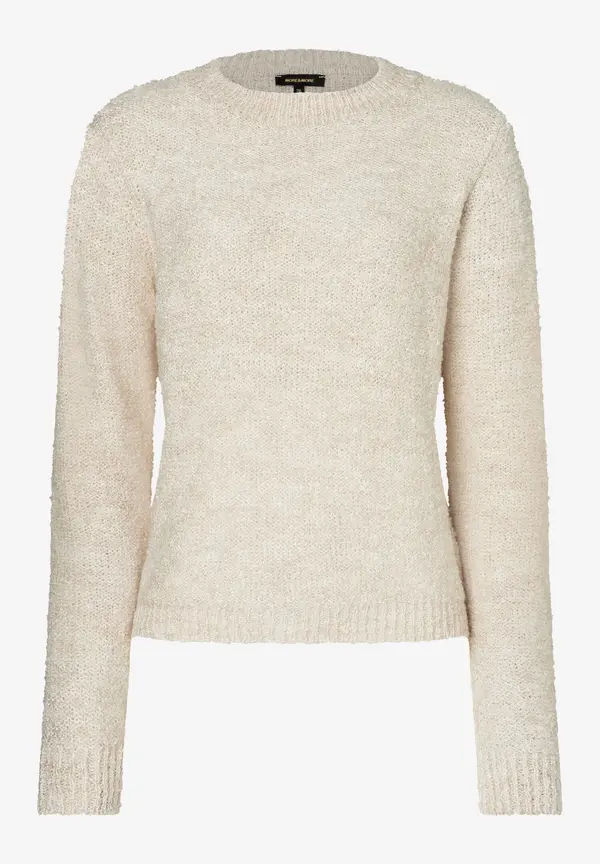More & More Bouclé-Pullover, powder creme, Herbst-Kollektion Blitzverkäufe