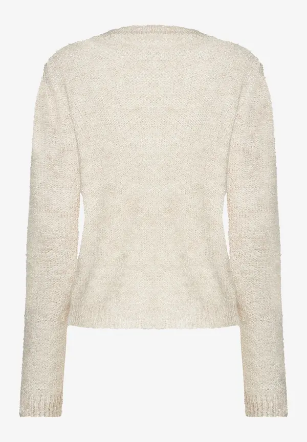More & More Bouclé-Pullover, powder creme, Herbst-Kollektion Blitzverkäufe