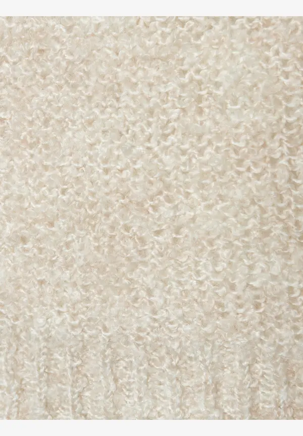 More & More Bouclé-Pullover, powder creme, Herbst-Kollektion Blitzverkäufe