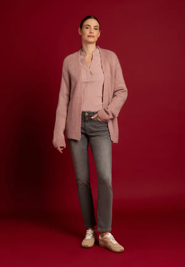 More & More Cardigan, rosa, Herbst-Kollektion Fabrikpreis