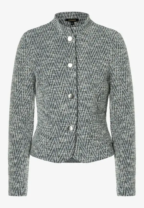 More & More Jerseyjacke, Zick-Zack Muster Sonderangebot