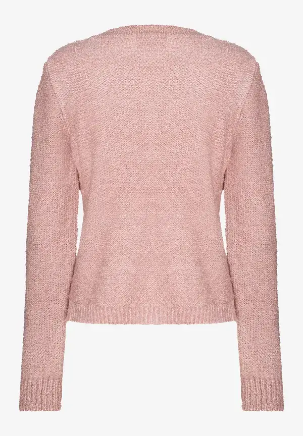 More & More Bouclé-Pullover, rose flush, Herbst-Kollektion Begrenztes Angebot