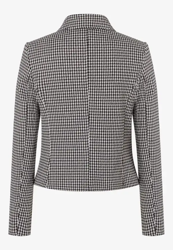 More & More Jerseyjacke, Hahnentritt-Dessin, Herbst-Kollektion Saisonschlussverkauf