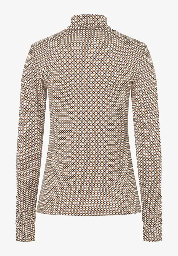 More & More Rollkragenshirt, Minimal-Print, Herbst-Kollektion Vatertagsangebot