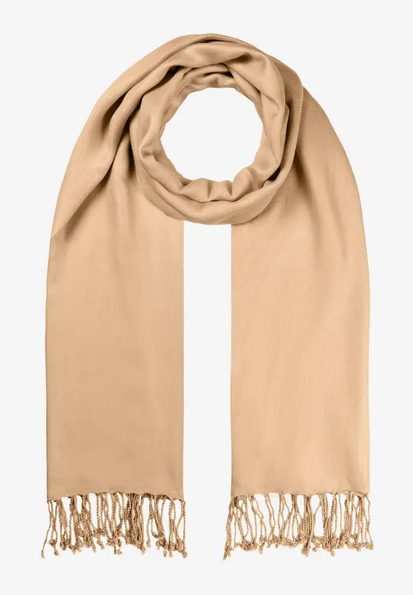 More & More Schal mit Fransen, warm beige Bestseller