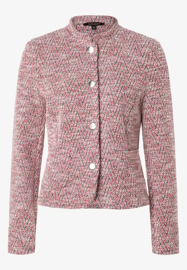 More & More Jerseyjacke, Zick-Zack Muster, Herbst-Kollektion Kauf eins, bekomm eins gratis