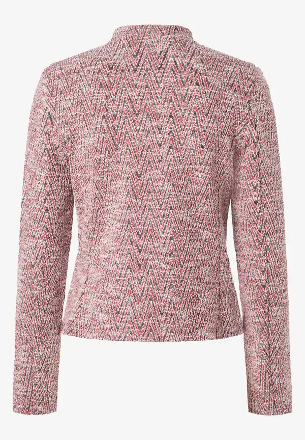 More & More Jerseyjacke, Zick-Zack Muster, Herbst-Kollektion Kauf eins, bekomm eins gratis