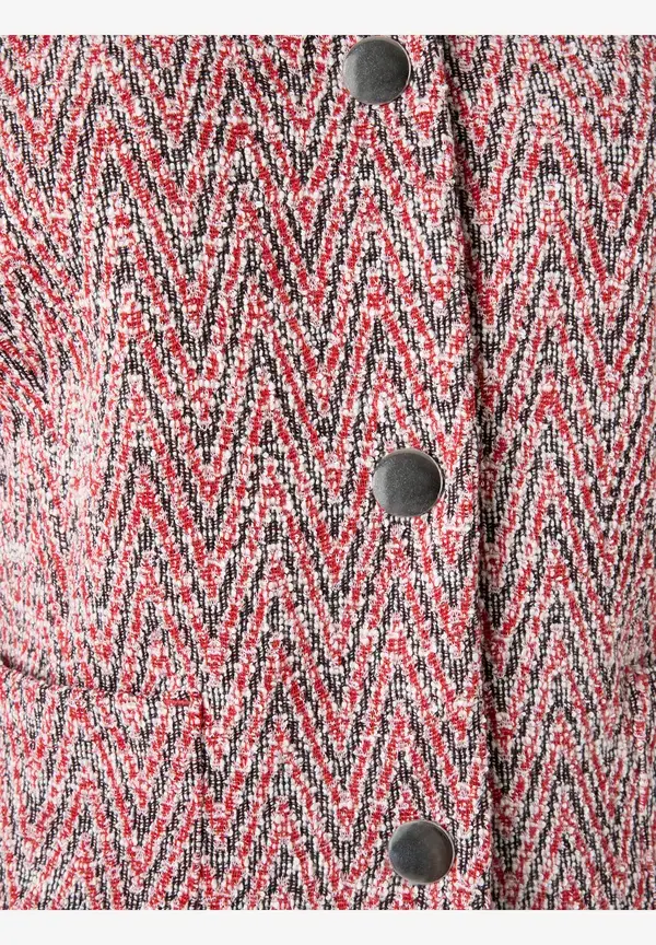 More & More Jerseyjacke, Zick-Zack Muster, Herbst-Kollektion Kauf eins, bekomm eins gratis