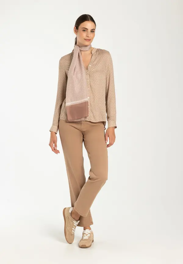 More & More Viskosebluse, Minimal-Print, Herbst-Kollektion Wochenangebot
