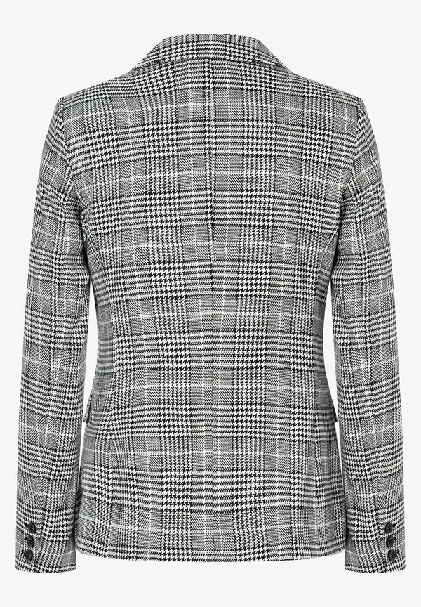More & More Glencheck Blazer, schwarz/ecru, Herbst-Kollektion Vierteljährliche Förderung