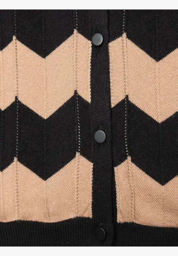 More & More Cardigan, Zick Zack Dessin Nur noch ein Tag übrig