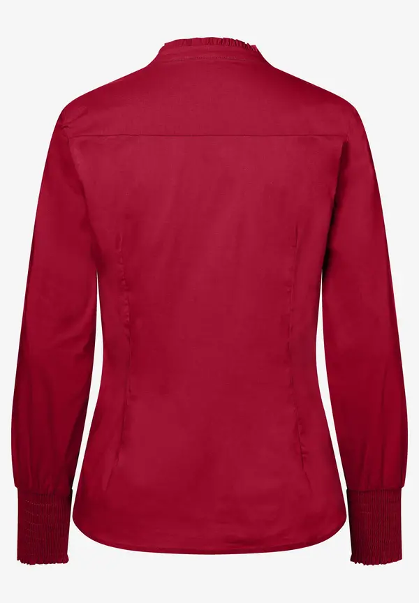 More & More Baumwoll/Stretch Bluse, rot, Herbst-Kollektion 50% Rabatt mit kostenlosem Versand