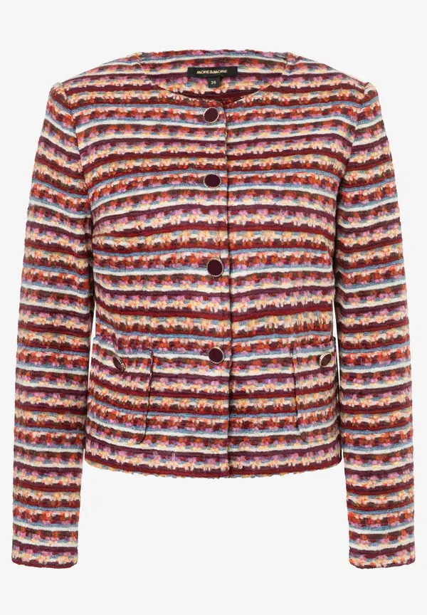 More & More Bouclé-Jacke, Herbst-Kollektion Clearance-Verkauf