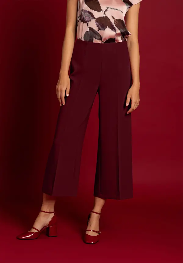 More & More Culotte, bordeaux, Herbst-Kollektion Kostenloser Versand international
