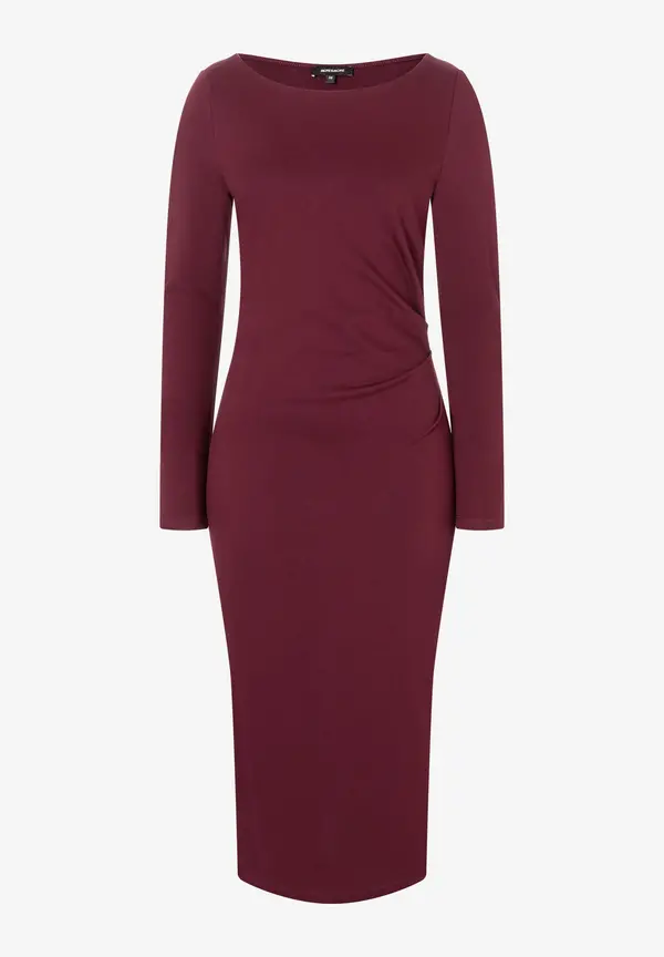 More & More Jerseykleid, bordeaux, Herbst-Kollektion Speichern exportieren