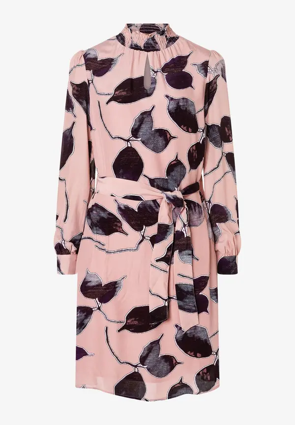 More & More Viskosekleid, Blätterprint, Herbst-Kollektion zollfrei