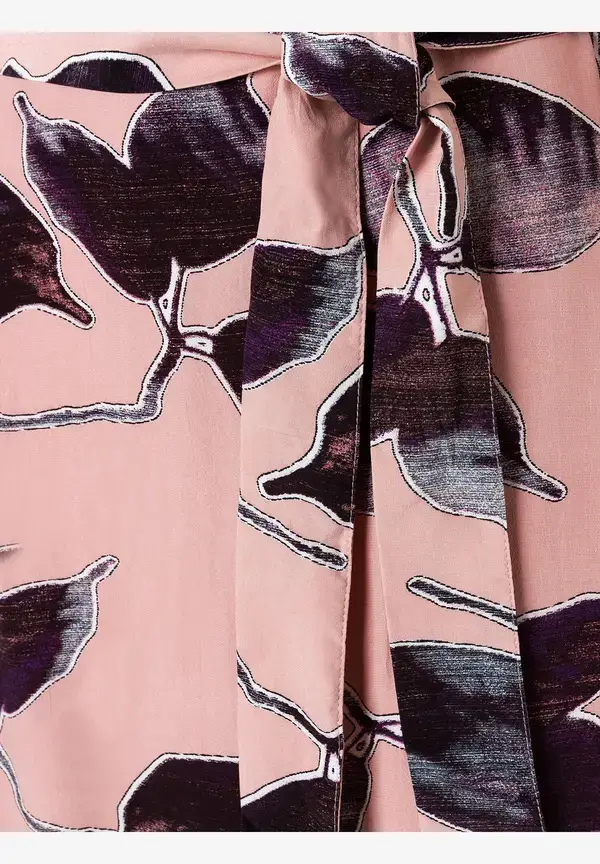 More & More Viskosekleid, Blätterprint, Herbst-Kollektion zollfrei