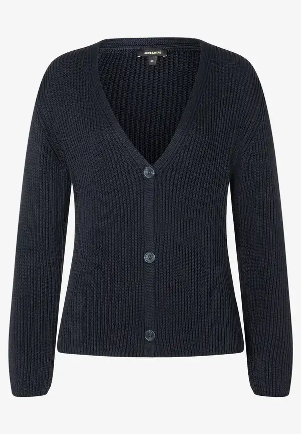 More & More Cardigan, Rippe, marine Outlet