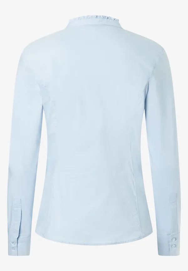 More & More Baumwoll/Stretch Bluse, hellblau, Herbst-Kollektion im Angebot