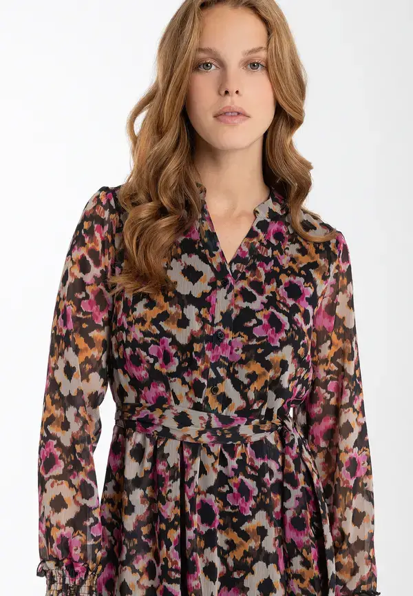 More & More Midikleid, Flowerprint, Herbst-Kollektion Schlussverkauf