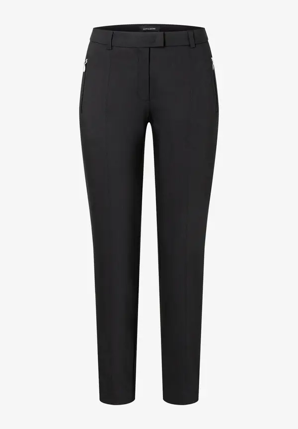 More & More gepflegte Stretchhose, schwarz Begrenztes Angebot