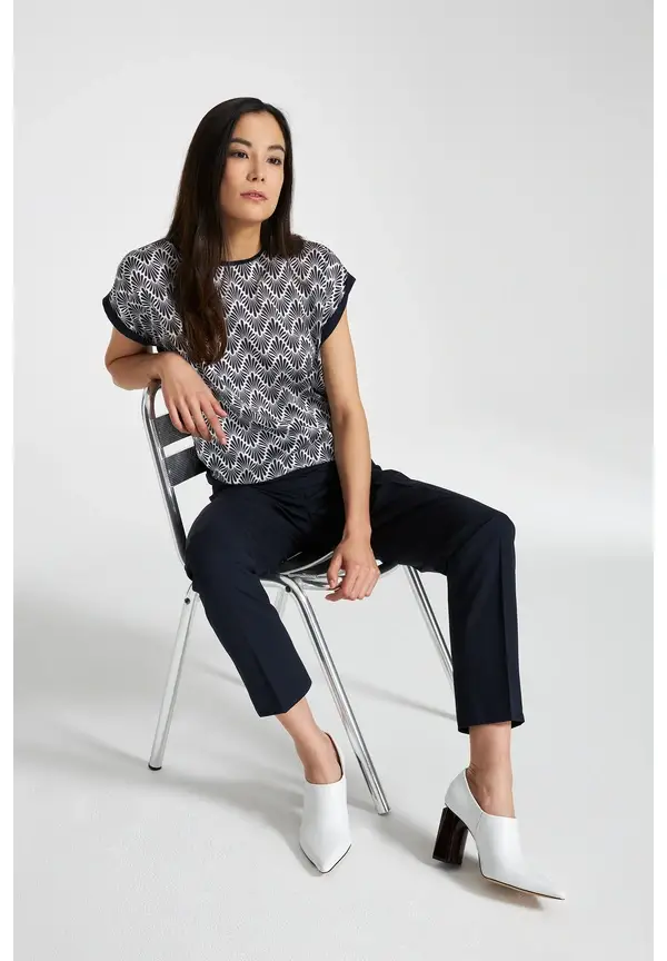More & More Businesshose, marine, Hedy Preisnachlass