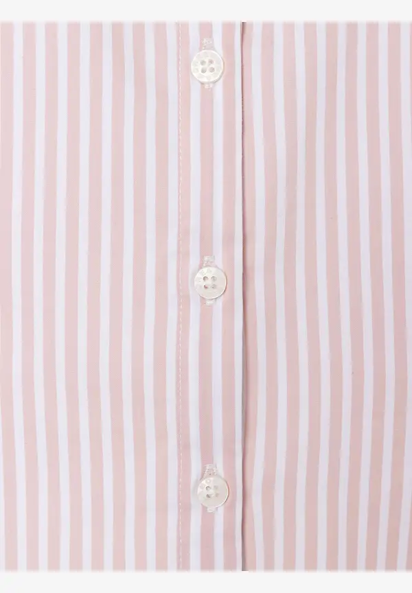More & More Hemdbluse mit Streifen, rosa/weiß, Frühjahrs-Kollektion Online Outlet