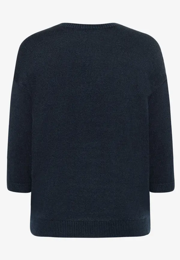 More & More V-Neck Pullover, marine, Frühjahres-Kollektion Tägliche Deals
