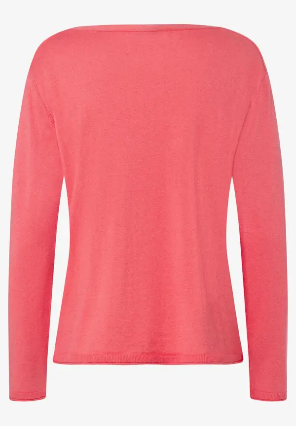 More & More Feinstrick-Pullover mit Kaschmir, milky red, Frühjahrs-Kollektion Bis zu 60% Rabatt