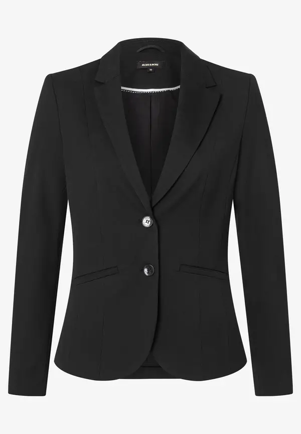More & More Businessblazer, schwarz Sonderangebot der Fabrik