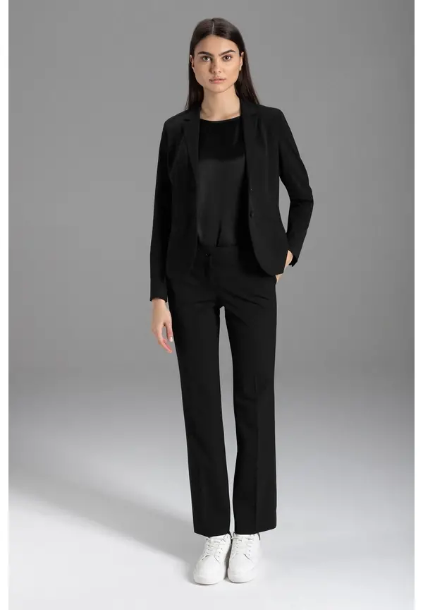 More & More Businessblazer, schwarz Sonderangebot der Fabrik