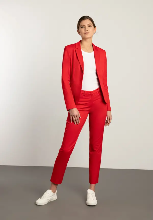 More & More Blazer mit feiner Struktur, rot, Frühjahrs-Kollektion Speichern exportieren