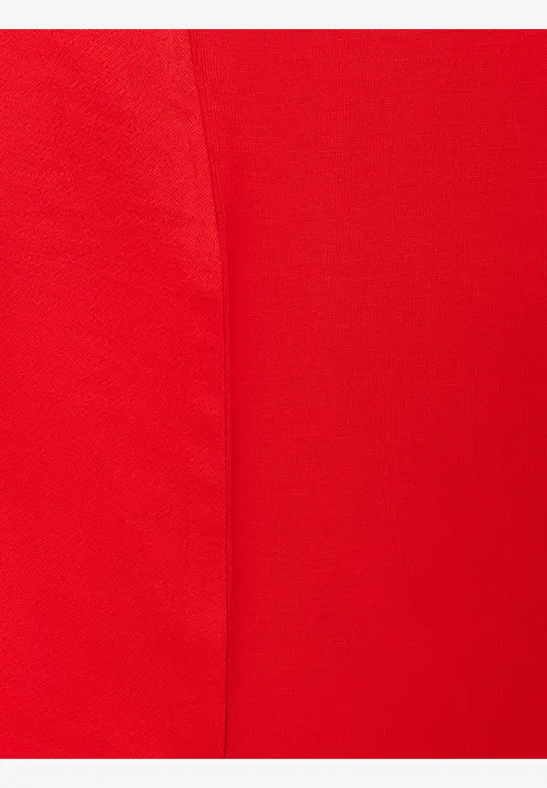 More & More Shirt mit Satinfront, rot, Frühjahrs-Kollektion Black Friday Preise