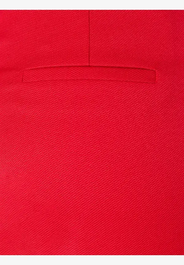 More & More Anzughose mit feiner Struktur, rot, Frühjahrs-Kollektion Auslauf