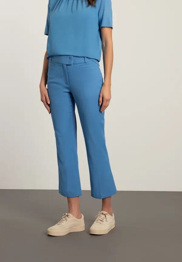 More & More strukturierte Anzughose, blue breeze, Frühjahrs-Kollektion Angebote