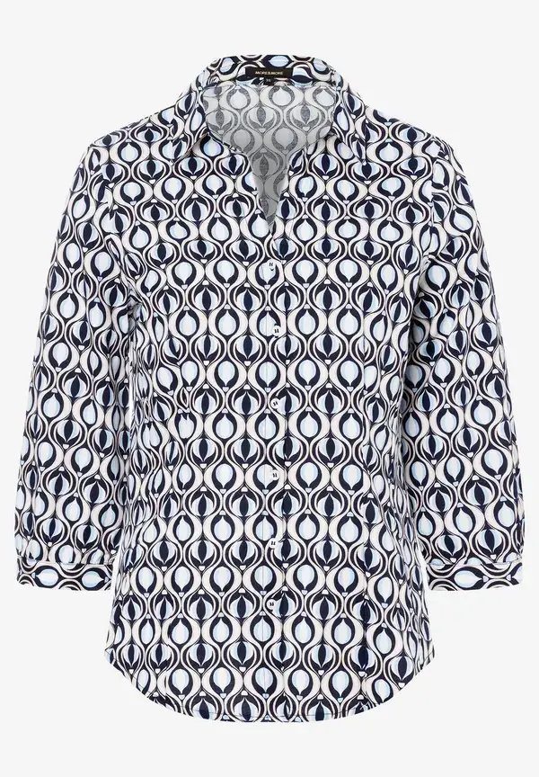 More & More Hemdbluse, grafischer Print, Frühjahrs-Kollektion Hotsell