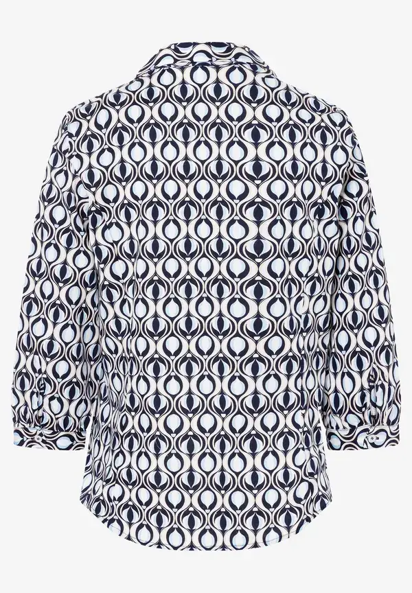 More & More Hemdbluse, grafischer Print, Frühjahrs-Kollektion Hotsell