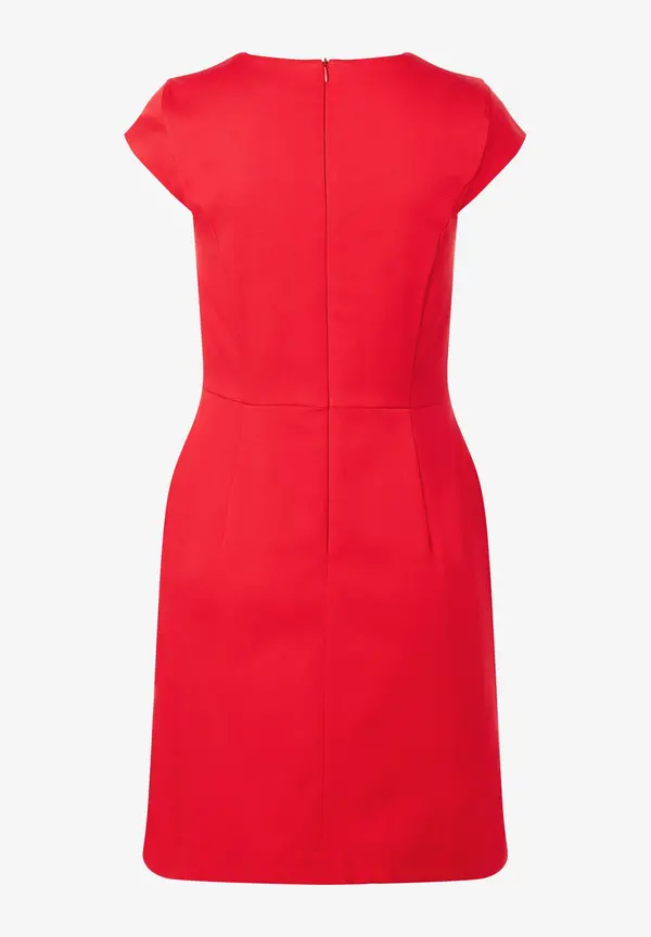 More & More Etuikleid mit feiner Struktur, rot, Frühjahrs-Kollektion im Angebot