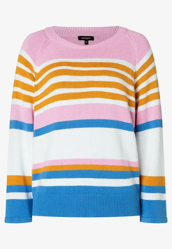 More & More Streifenpullover, multicolor, Frühjahrs-Kollektion Versandkostenfrei