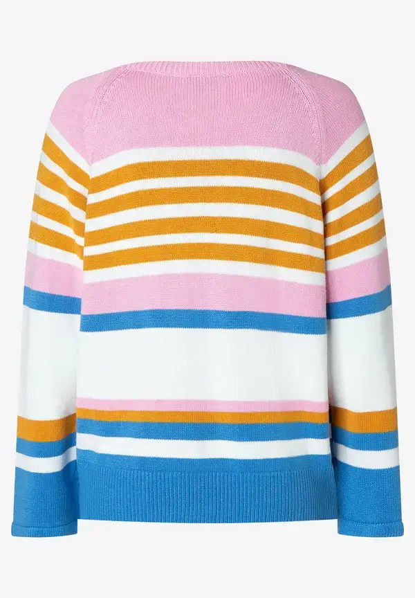 More & More Streifenpullover, multicolor, Frühjahrs-Kollektion Versandkostenfrei